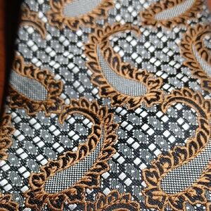 Sophisticated Paisley Tie in Black and Brown